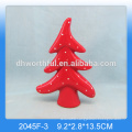 2016 new design christmas ornaments,red ceramic christmas tree decorations